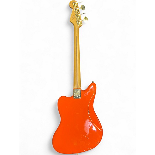 Used Fender Mike Kerr Jaguar Bass tigers blood orange Electric Bass Guitar