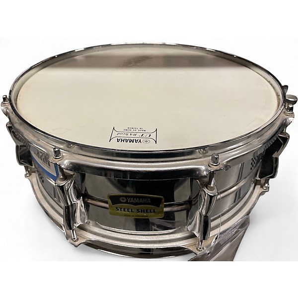 Used Yamaha 5in STEEL SHELL Chrome Drum