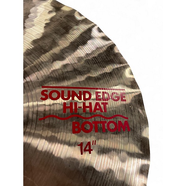 Used Paiste 14in Sound Edge Hi Hat Bottom Cymbal