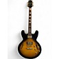 Used Jay Turser JT 134DC 2 Tone Sunburst Hollow Body Electric Guitar thumbnail