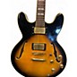 Used Jay Turser JT 134DC 2 Tone Sunburst Hollow Body Electric Guitar