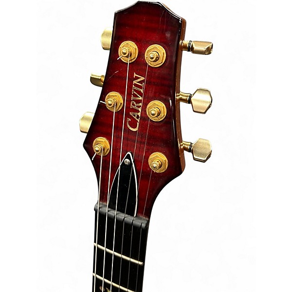 Used Carvin SH550 Trans Red Hollow Body Electric Guitar