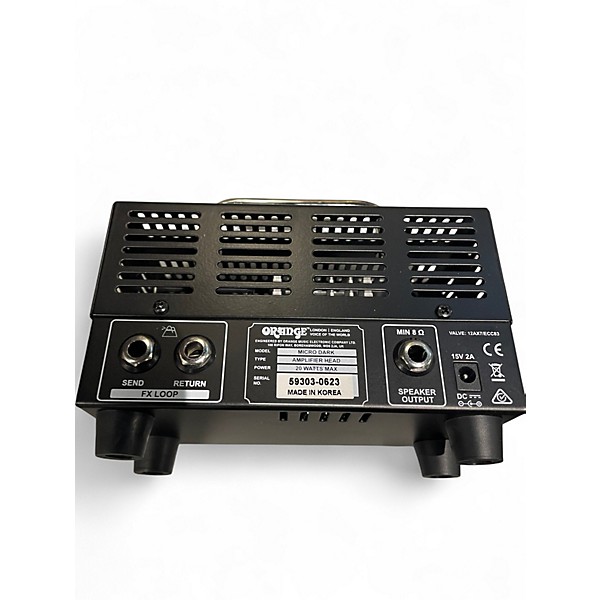 Used Orange Amplifiers Micro Dark 20W Tube Guitar Amp Head