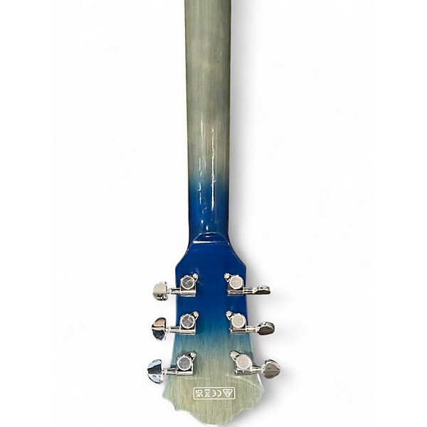 Used Ibanez GB10FMJBB Blue Hollow Body Electric Guitar