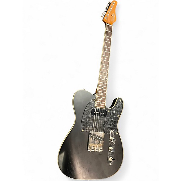 Used Schecter Guitar Research Diamond Series PT Black Solid Body Electric Guitar