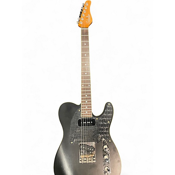 Used Schecter Guitar Research Diamond Series PT Black Solid Body Electric Guitar