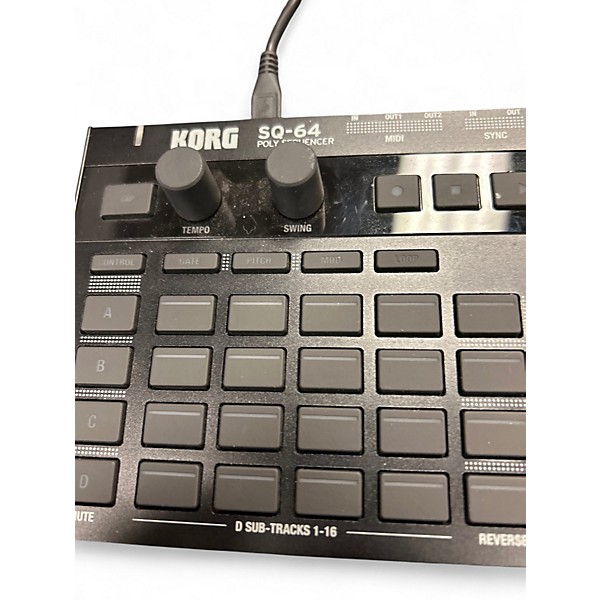 Used KORG SQ-64 MIDI Controller