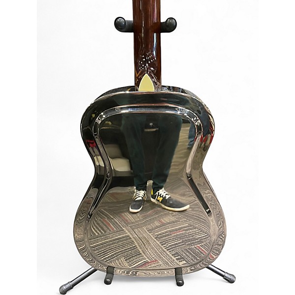 Used Regal RC2 Duolian silver Acoustic Guitar