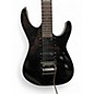 Used ESP LTD M100FM Trans Black Solid Body Electric Guitar