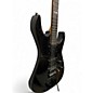 Used ESP LTD M100FM Trans Black Solid Body Electric Guitar