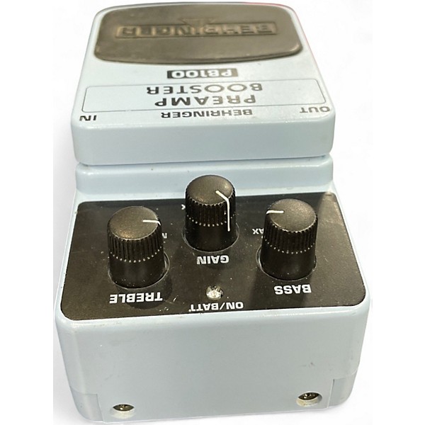 Used Behringer PB100 Preamp Booster Effect Pedal