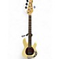 Used Sterling by Music Man Ray35 5 String Cream Electric Bass Guitar