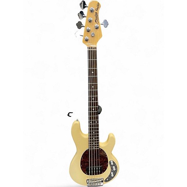 Used Sterling by Music Man Ray35 5 String Cream Electric Bass Guitar