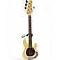 Used Sterling by Music Man Ray35 5 String Cream Electric Bass Guitar