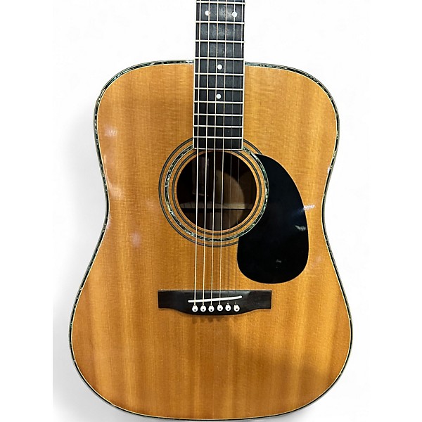 Used Fannir D-57 Natural Acoustic Guitar