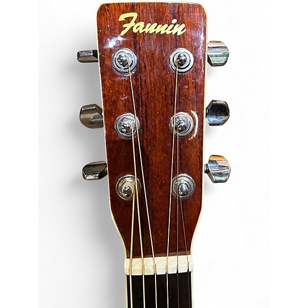 Used Fannir D-57 Natural Acoustic Guitar