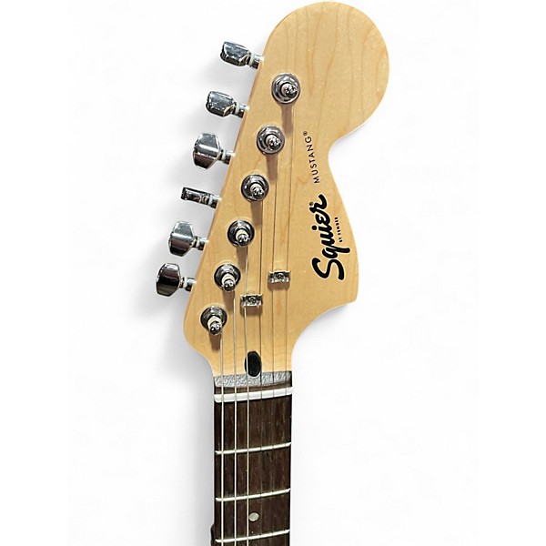 Used Squier Bullet Mustang HH Black Solid Body Electric Guitar