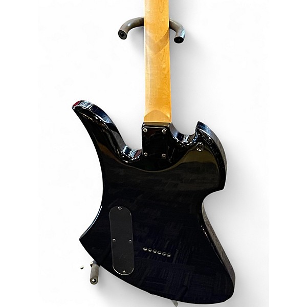 Used B.C. Rich mockingbird body art limited edition SPIRO LIGHT Solid Body Electric Guitar