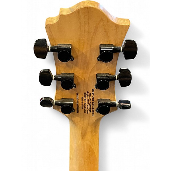 Used B.C. Rich mockingbird body art limited edition SPIRO LIGHT Solid Body Electric Guitar