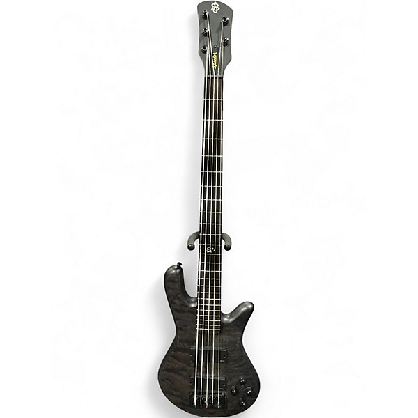 Used Spector NS Pulse 5 Trans Black Electric Bass Guitar