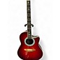 Used Ovation 1867 Red Acoustic Guitar