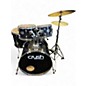Used CRUSH 5 Piece ALPHA Gloss Black Drum Kit thumbnail