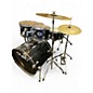 Used CRUSH 5 Piece ALPHA Gloss Black Drum Kit