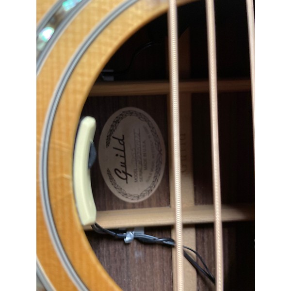 Used Guild D55 Natural Acoustic Electric Guitar