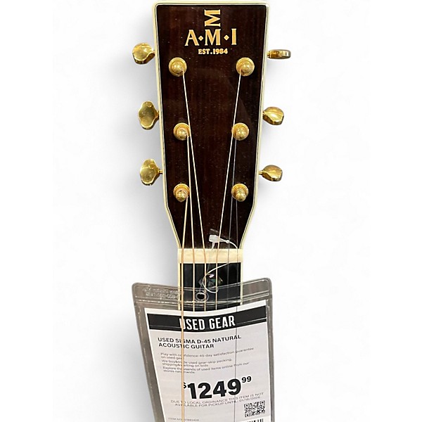 Used SIGMA D-45 Natural Acoustic Guitar