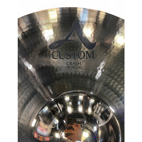 Used Zildjian 18in A Custom EFX Crash Cymbal