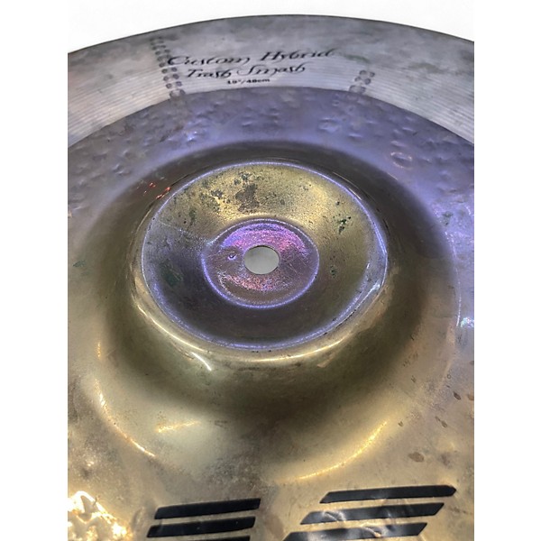 Used Zildjian 19in K Custom Hybrid Trash Smash Cymbal