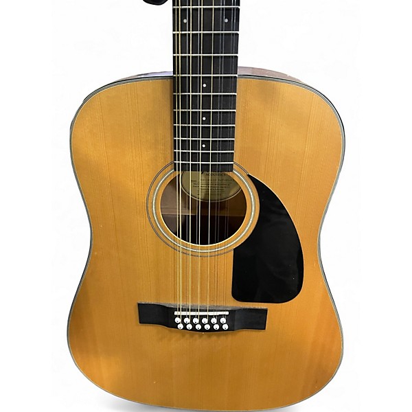 Used Fender CD100-12 Natural 12 String Acoustic Guitar