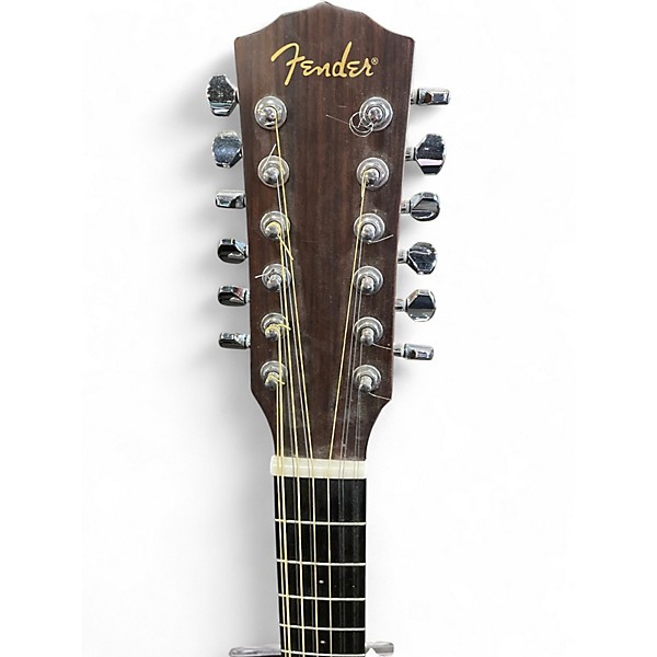 Used Fender CD100-12 Natural 12 String Acoustic Guitar