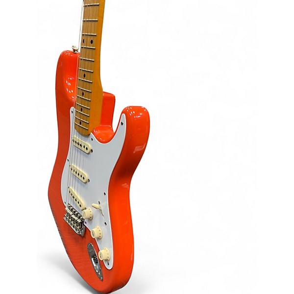 Used Fender Classic Series '50s Stratocaster Fiesta Red Solid Body Electric Guitar