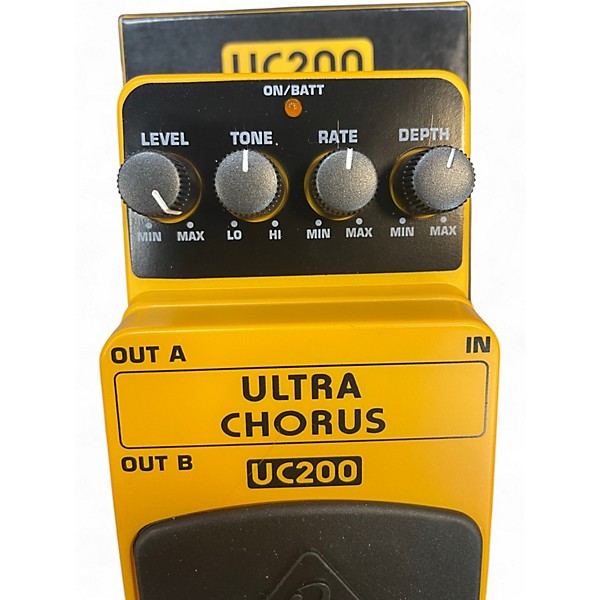Used Behringer UC200 Stereo Chorus Effect Pedal