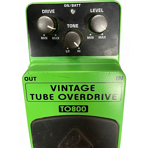 Used Behringer TO800 Vintage Tube Overdrive Effect Pedal