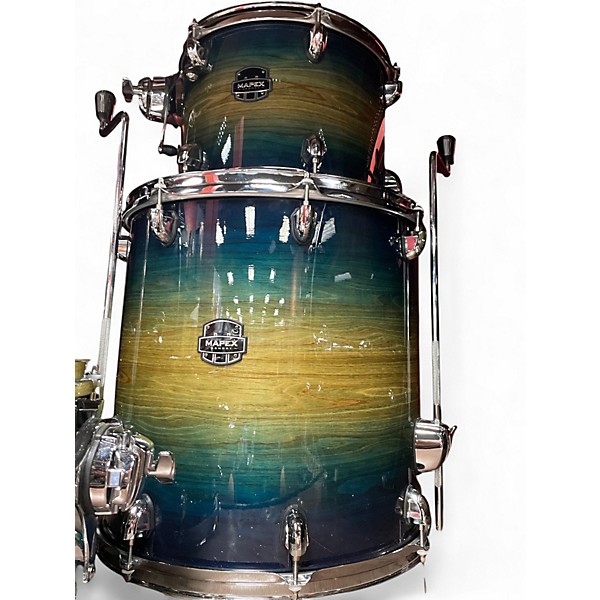 Used Mapex 4 Piece ARMORY Green Drum Kit
