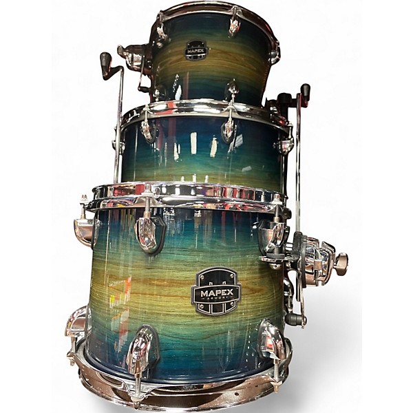 Used Mapex 4 Piece ARMORY Green Drum Kit