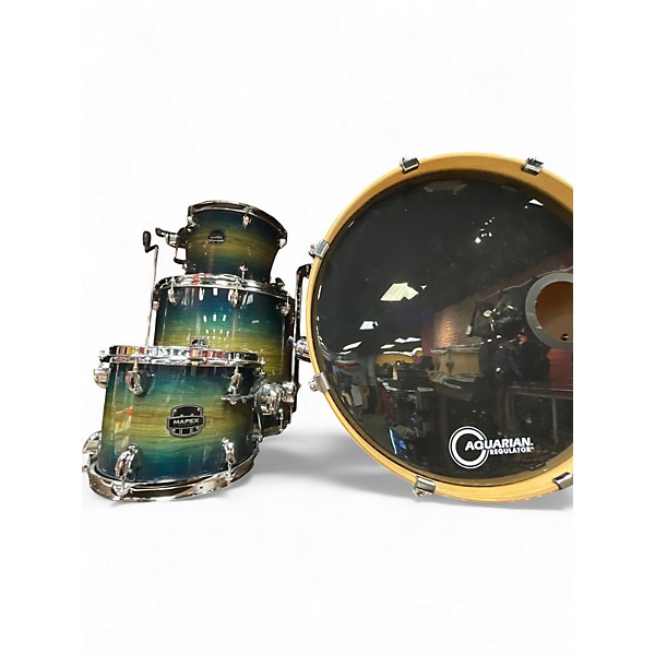 Used Mapex 4 Piece ARMORY Green Drum Kit