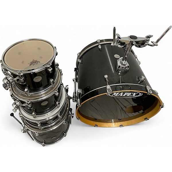 Used Mapex 5 Piece Meridian Green Drum Kit