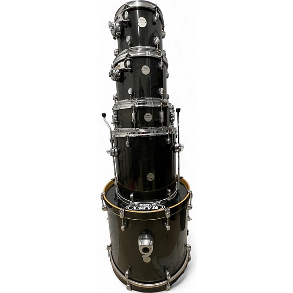 Used Mapex 5 Piece Meridian Green Drum Kit