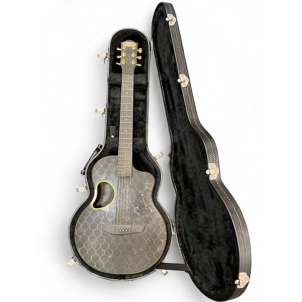 Used McPherson Sable - Carbon Series Black Honeycomb Acoustic Electric Guitar