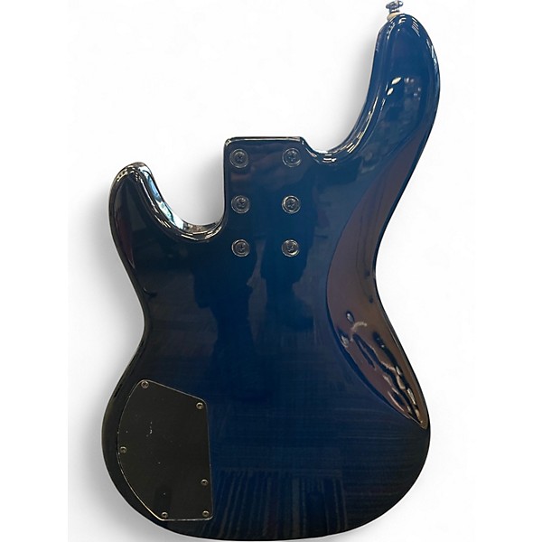 Used G&L Tribute L2500 5 String Blue Burst Electric Bass Guitar