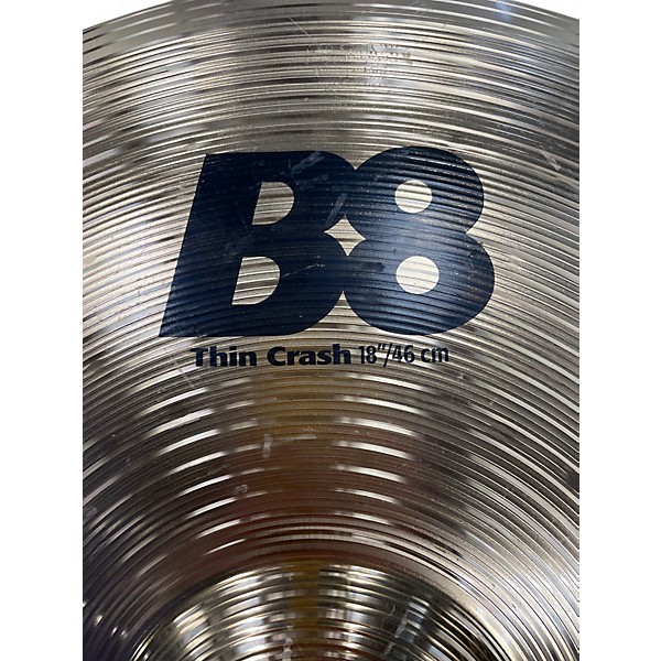 Used SABIAN 18in B8 Thin Crash Cymbal