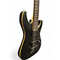 Used Schecter Guitar Research Demon 7 String Flat Black Solid Body Electric Guitar