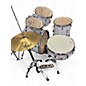 Used Pearl 5 Piece ROADSHOW PURE WHITE Drum Kit