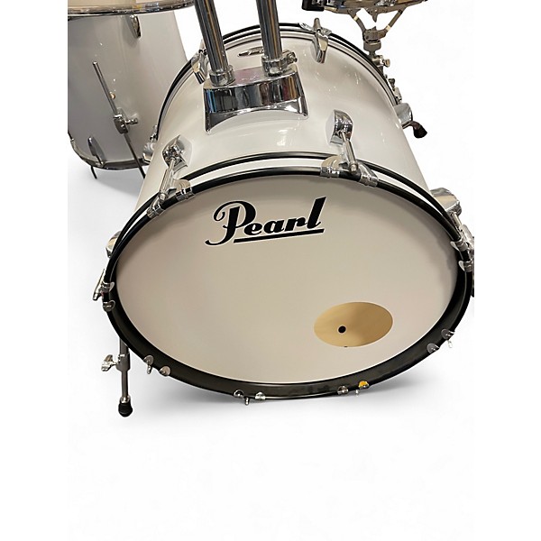 Used Pearl 5 Piece ROADSHOW PURE WHITE Drum Kit