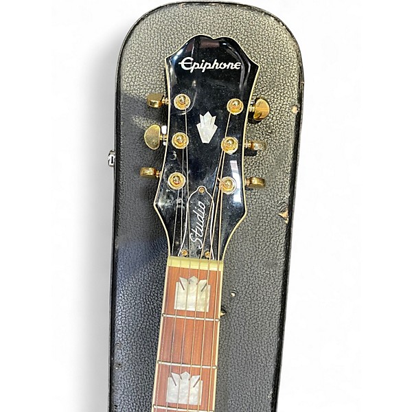 Used Epiphone J-200CE 2 Tone Sunburst Acoustic Electric Guitar