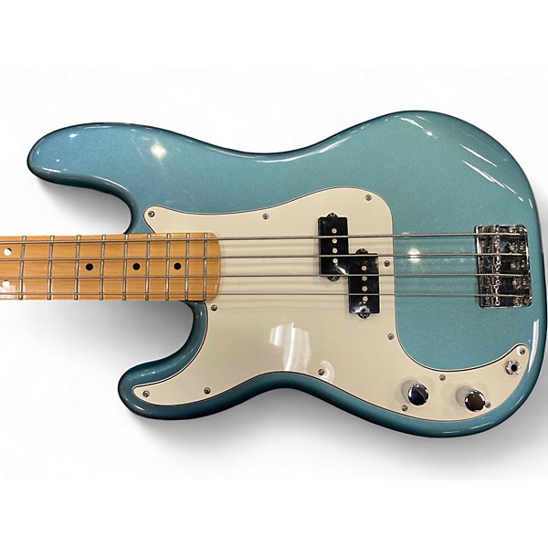 Used 2022 Fender Player Precision Bass AQUATONE BLUE Electric Bass Guitar
