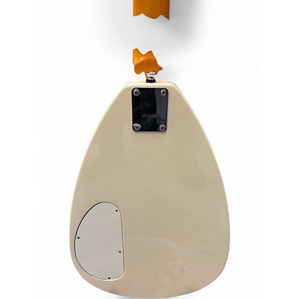 Vintage 1990s Phantom TEARDROP WHITE Solid Body Electric Guitar